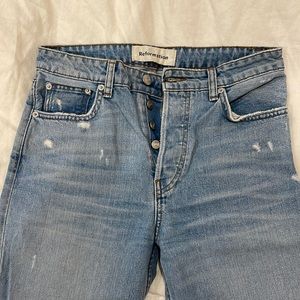 Reformation wide leg mid rise jeans size fawcett jeans size 26